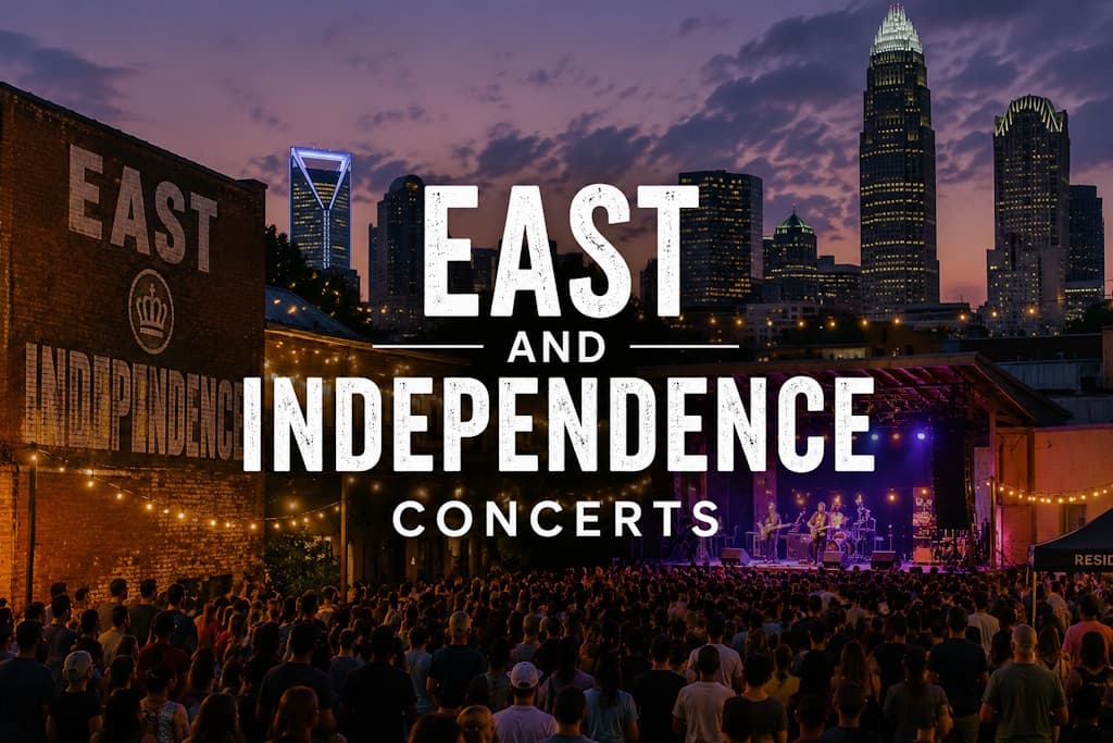 Live music in East and Independence, Charlotte, concerts and venues