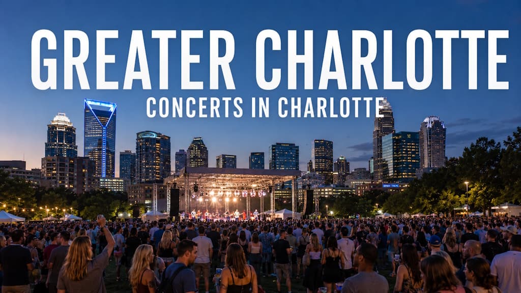 Live music in Greater Charlotte, Charlotte, concerts and venues