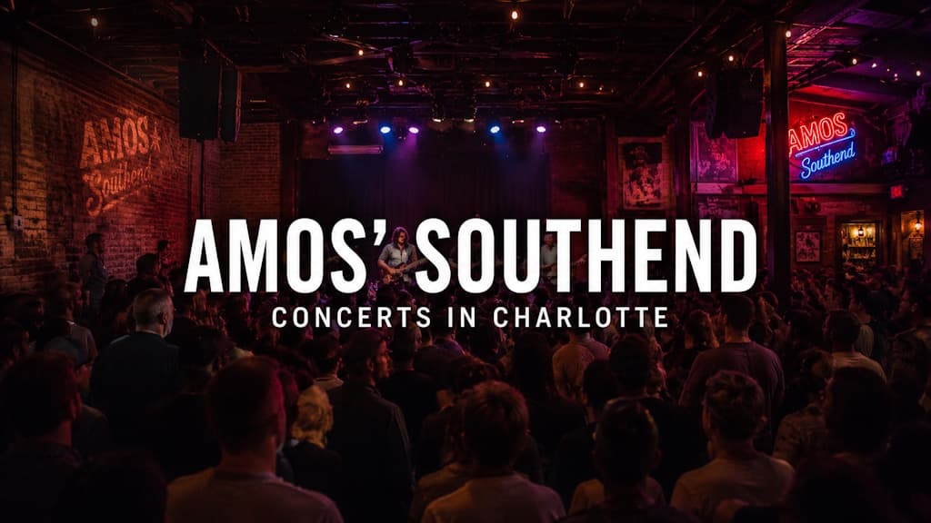 Amos' Southend in Charlotte, North Carolina, find the best seats, the seating chart, and tickets to upcoming shows
