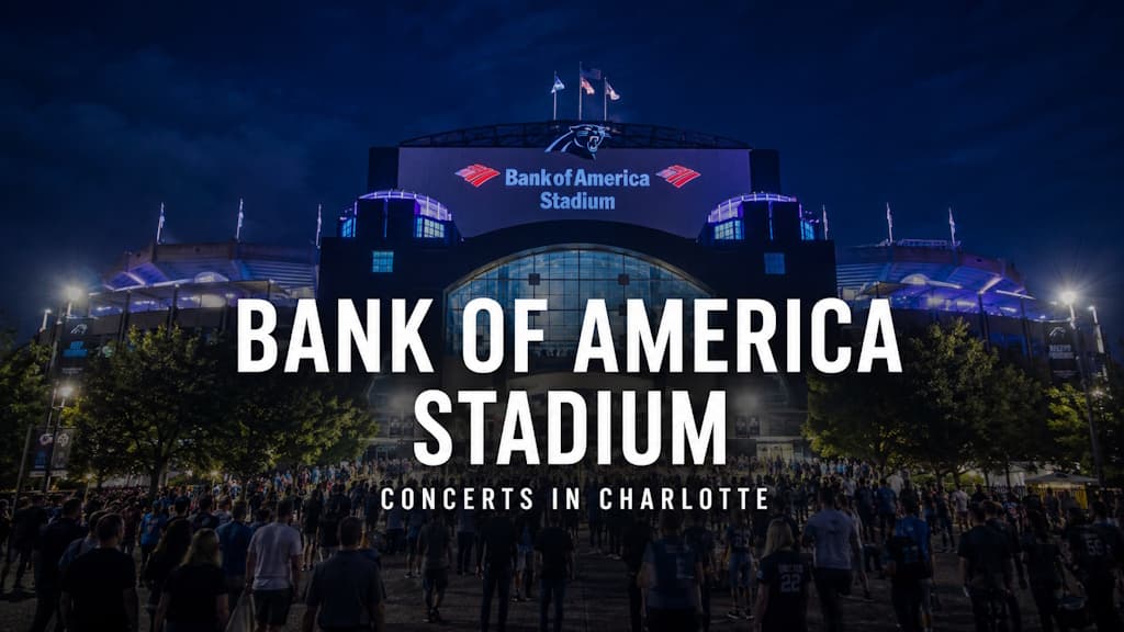 Bank of America Stadium in Charlotte, North Carolina, find the best seats, the seating chart, and tickets to upcoming shows