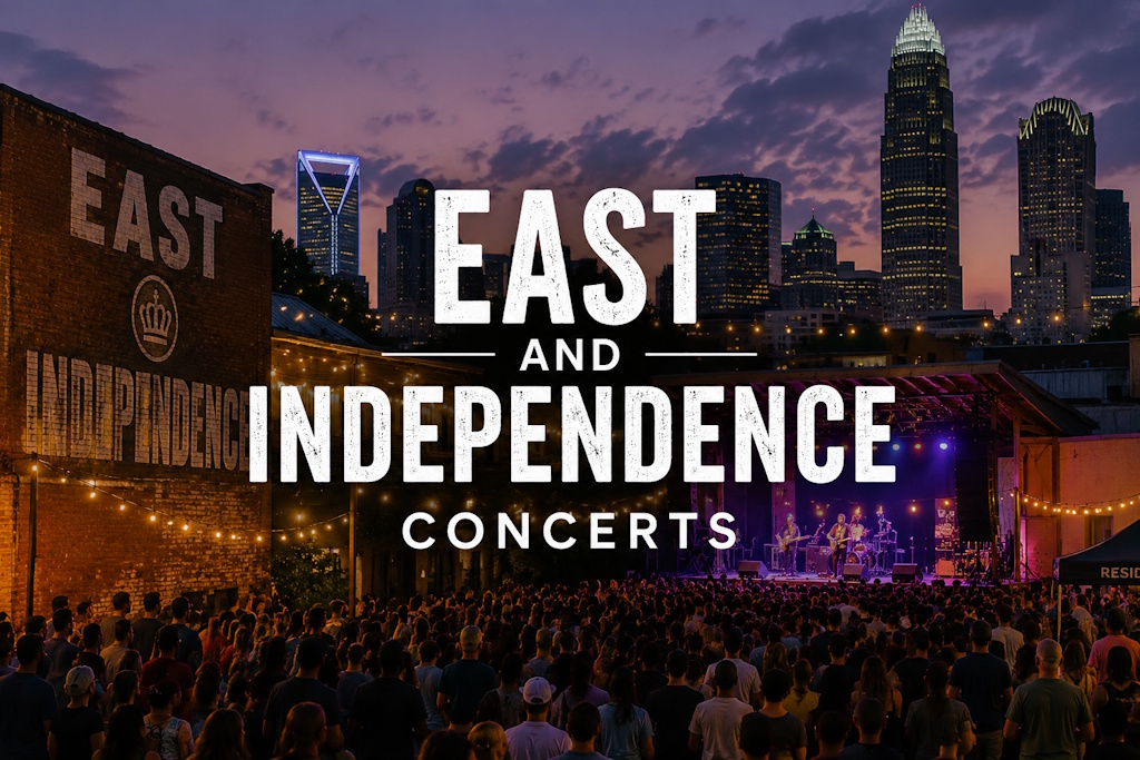 Live music in East and Independence, Charlotte, concerts and venues