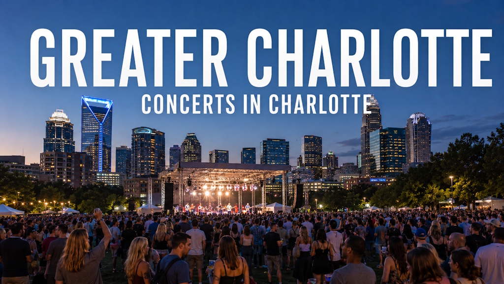 Live music in Greater Charlotte, Charlotte, concerts and venues