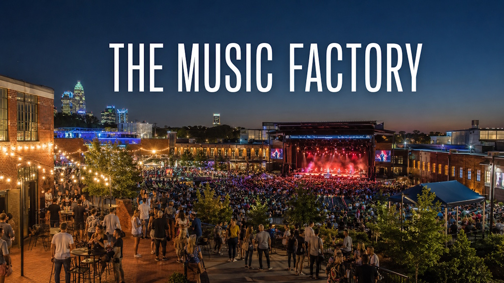 Live music in The Music Factory, Charlotte, concerts and venues