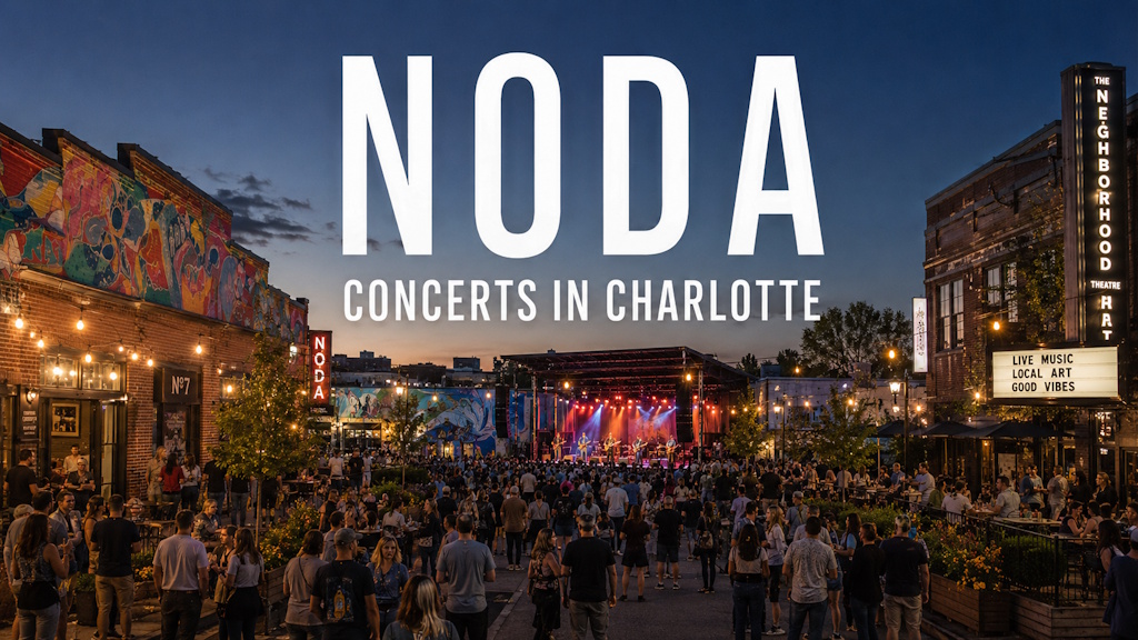 Live music in NoDa, Charlotte, concerts and venues