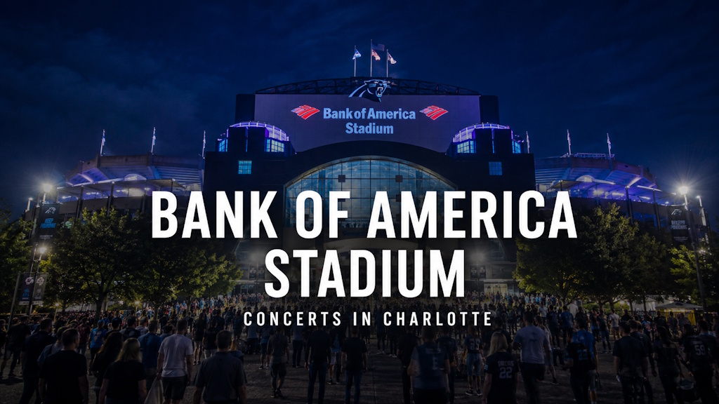 Bank of America Stadium in Charlotte, North Carolina, find the best seats, the seating chart, and tickets to upcoming shows