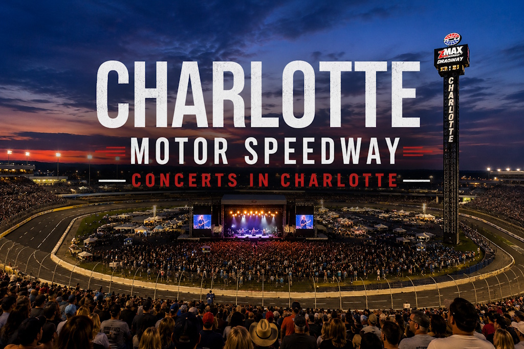 Charlotte Motor Speedway in Concord, North Carolina, find the best seats, the seating chart, and tickets to upcoming shows