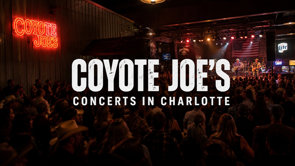 Coyote Joe's in Charlotte, North Carolina, find the best seats, the seating chart, and tickets to upcoming shows